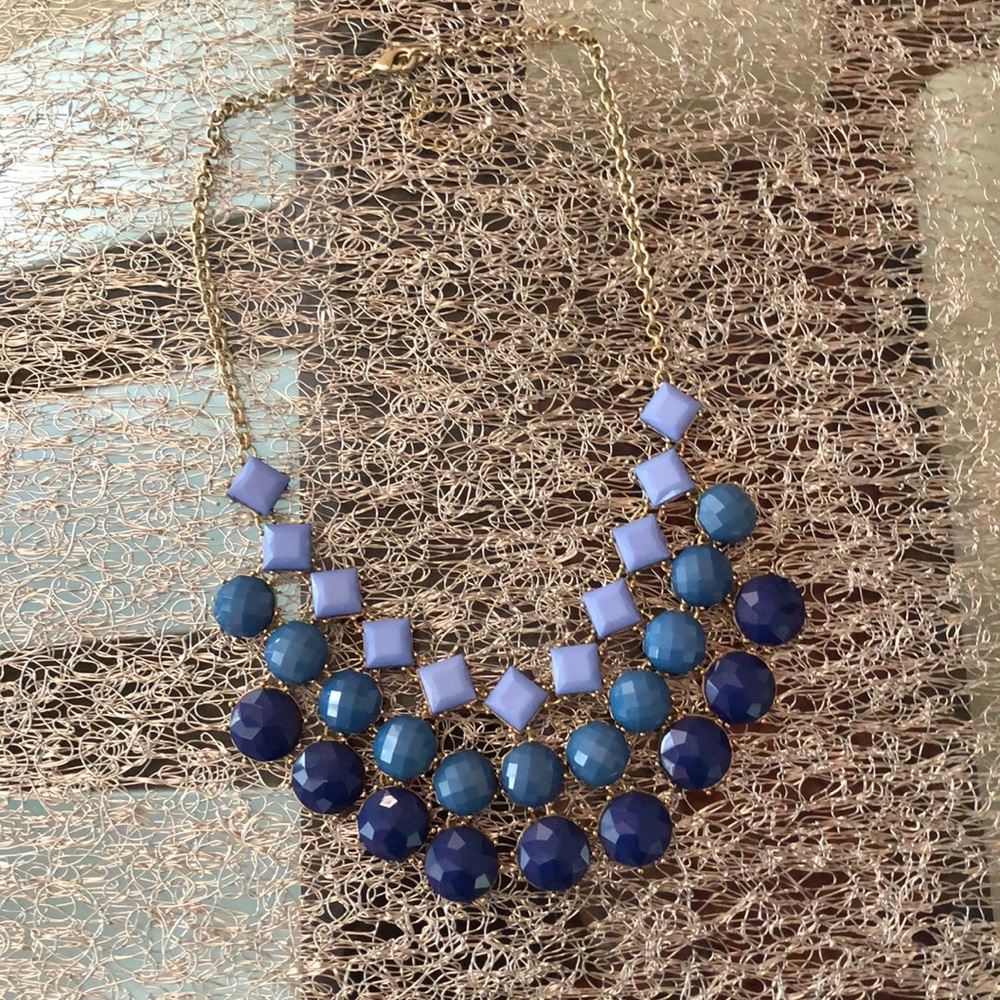 Blue Collar Statement Necklace